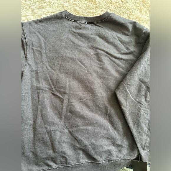 NWOT Anine BING Vintage eagle washed cotton Sweatshirt (Size large) - Picture 6 of 10